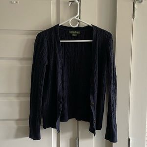 Eddie Bauer blue cardigan